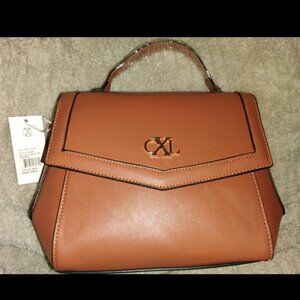 Christian LaCroix Satchel, Top Handle and Crossbody, Rust